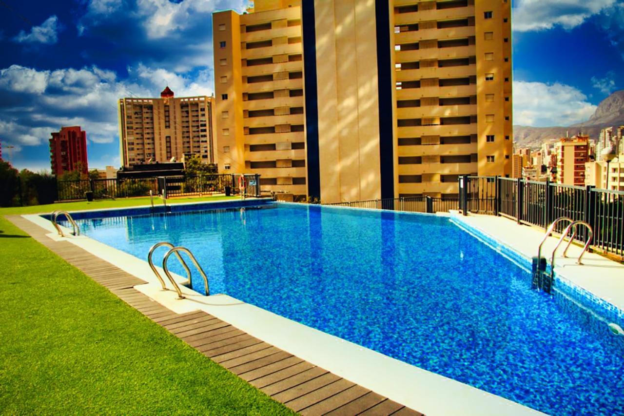 Beautiful Apartment Near Beach With Panoramic Sea-View Benidorm Eksteriør bilde