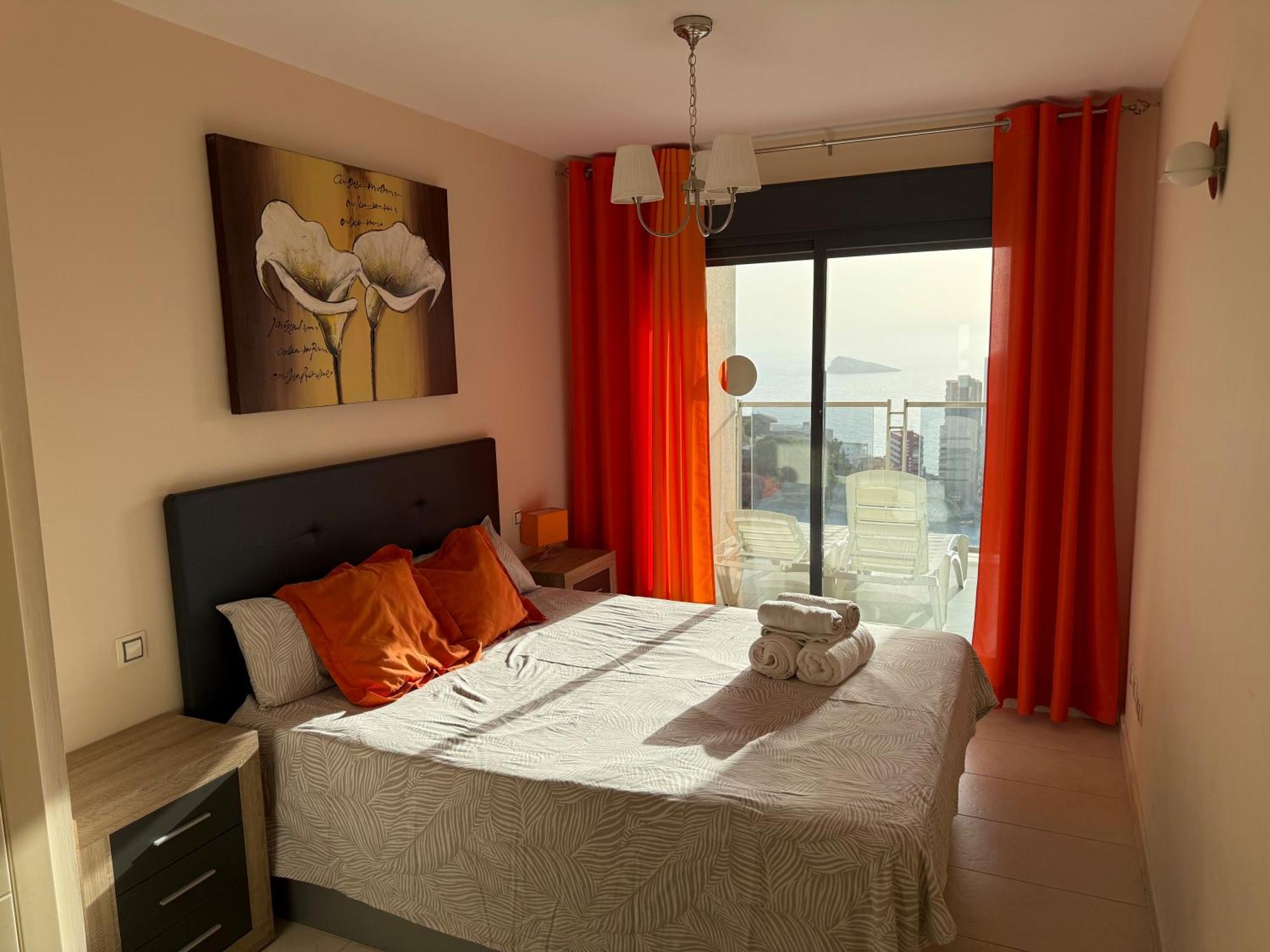 Beautiful Apartment Near Beach With Panoramic Sea-View Benidorm Eksteriør bilde