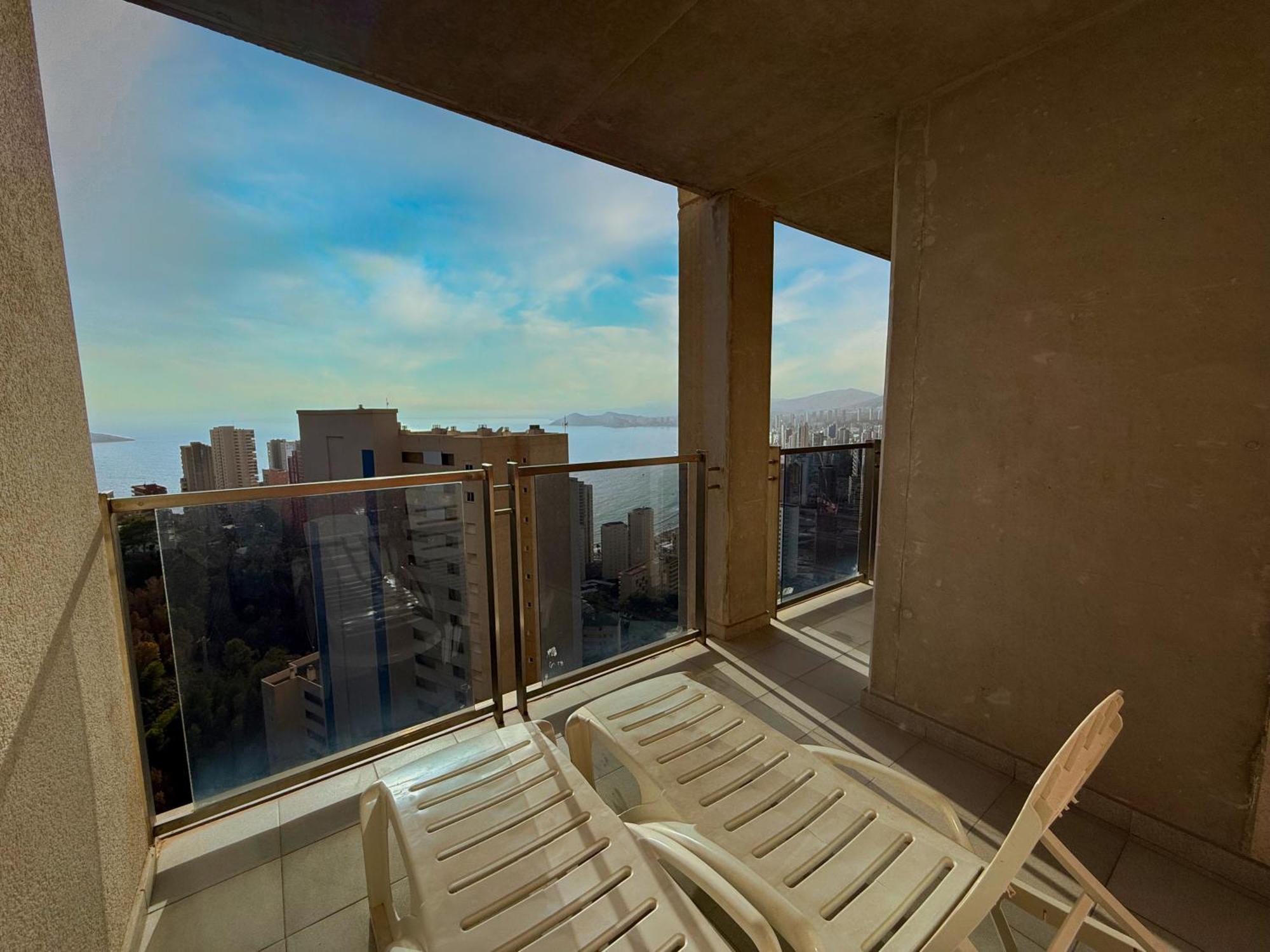 Beautiful Apartment Near Beach With Panoramic Sea-View Benidorm Eksteriør bilde